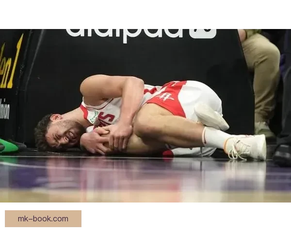 申京疑似腰部受伤比赛中多次捂腰一度被迫返回更衣室